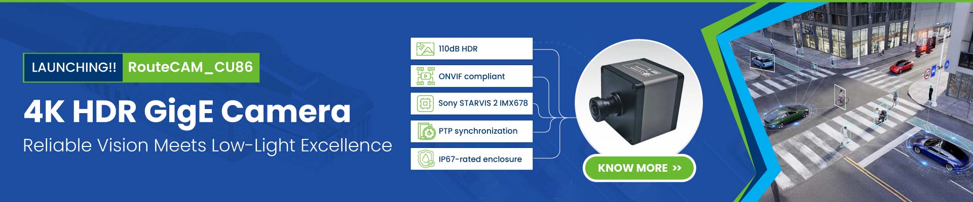 4K Sony IMX678 GigE Camera