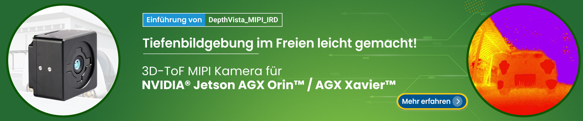 3D Time of Flight (ToF) Camera for Jetson AGX Orin
